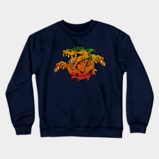 Cool Colorful Impressive Dinosaur Gift T-Shirt For Any Age Crewneck Sweatshirt